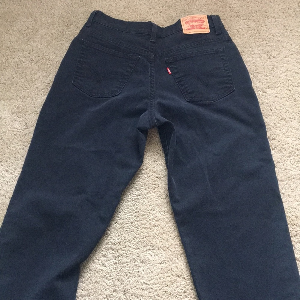 Levi 512 black jeans